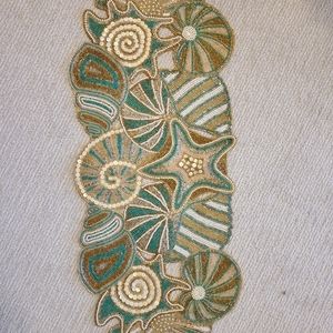 Pier 1 imports beaded shell runner